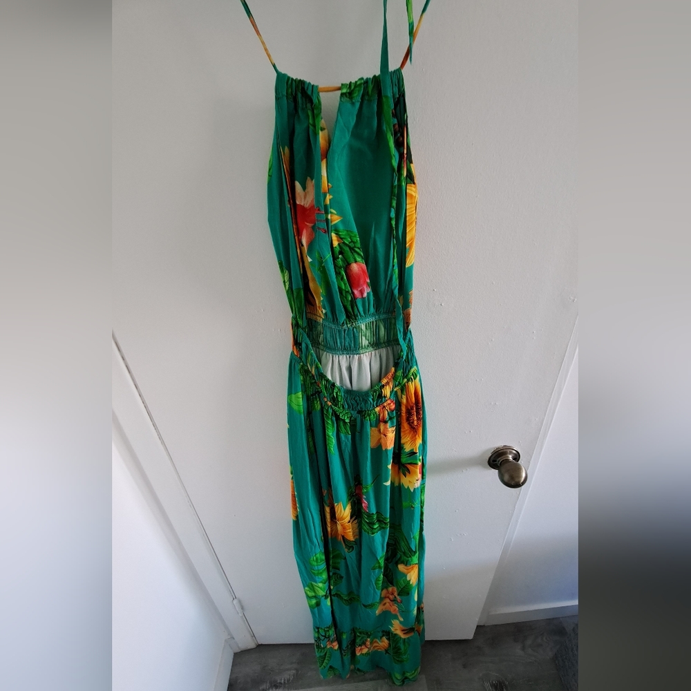 Long floral dress